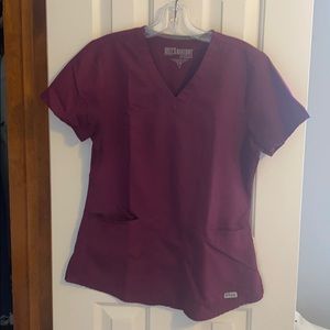 Grey’s Anatomy Scrub Set in Wine